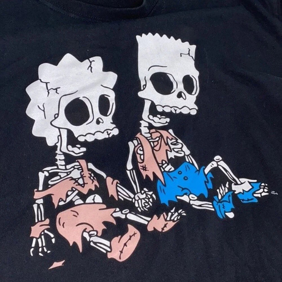 The Simpsons skeleton T-shirt size large - Picture 6 of 6